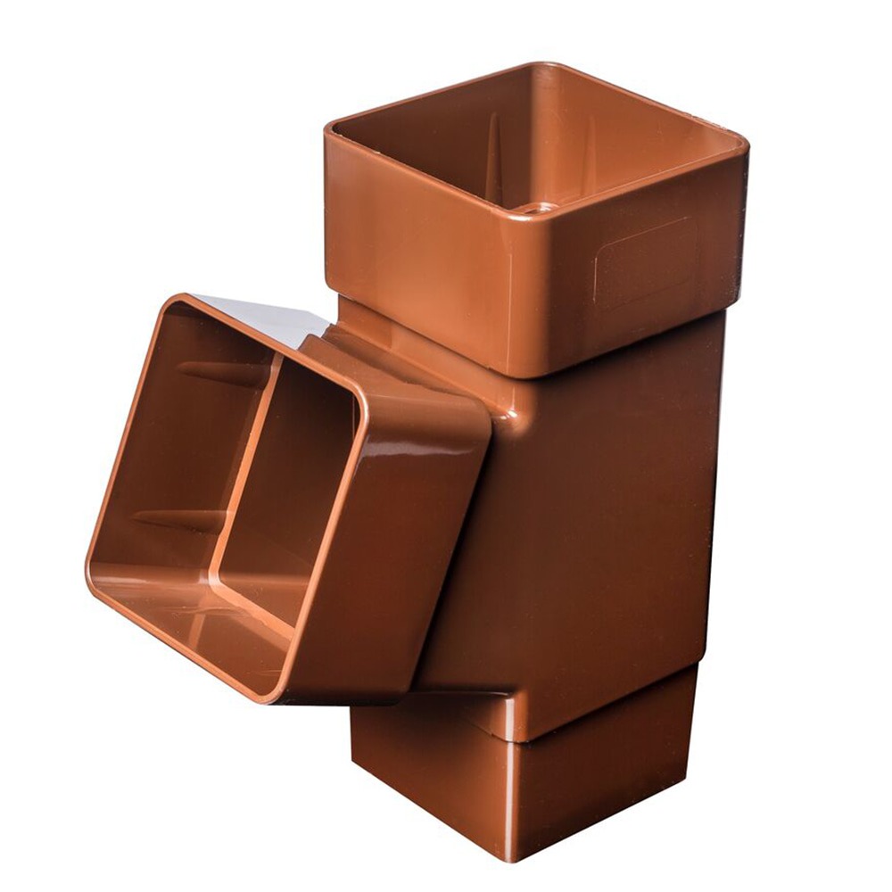 Brown 65mm Square 67.5 Degree Branch 