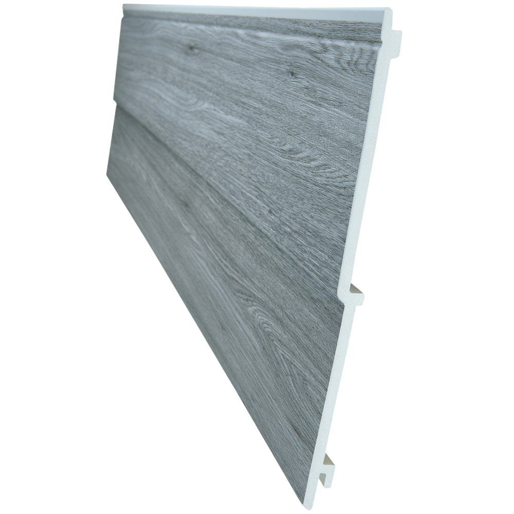 Cumulus Grey 270mm Double Feather Edge Cladding (5m)