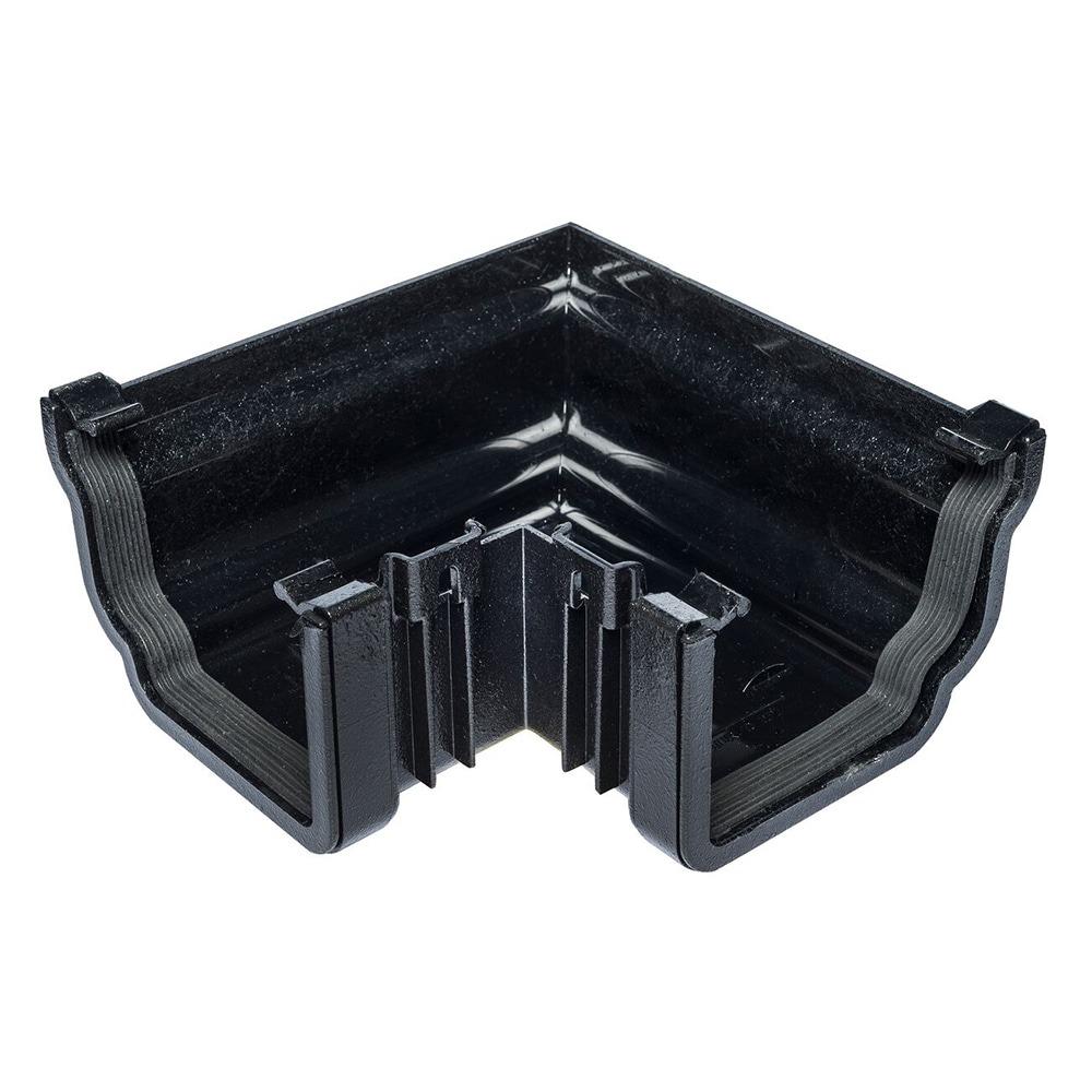 Cast Iron Effect 120mm Ogee 90 Degree External Angle Cast Iron Effect 120mm Ogee 90 Degree External Angle