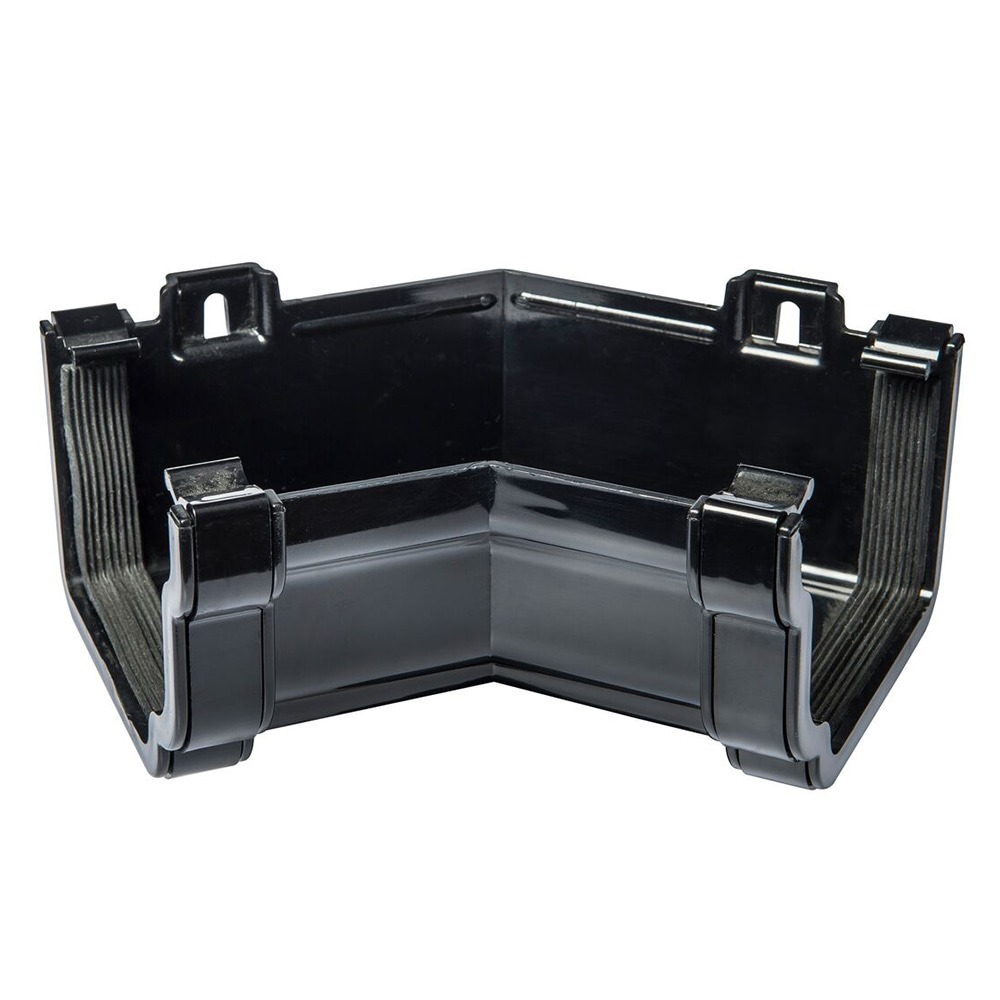 Black 120mm Ogee 135 Degree Internal Angle 