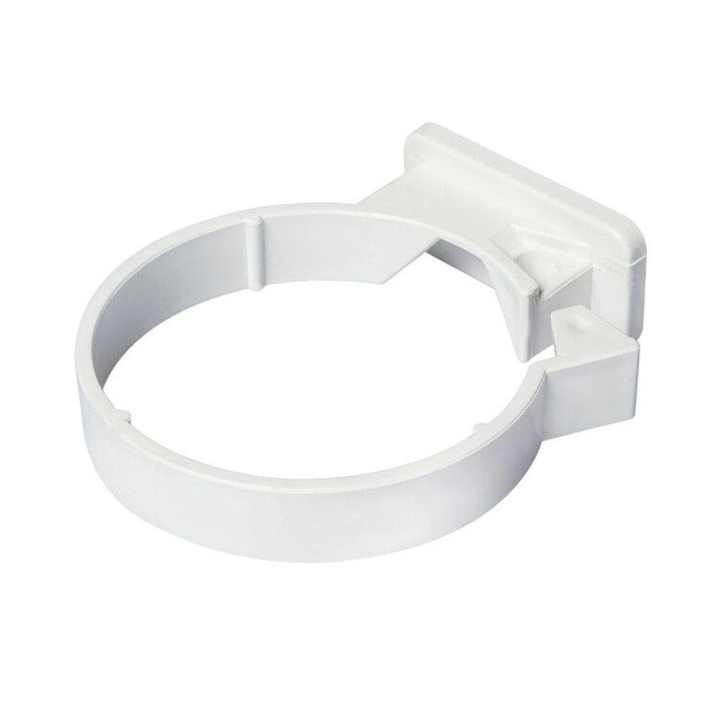 White 68mm Round Concealed Fix Downpipe Clip White 68mm Round Concealed Fix Downpipe Clip