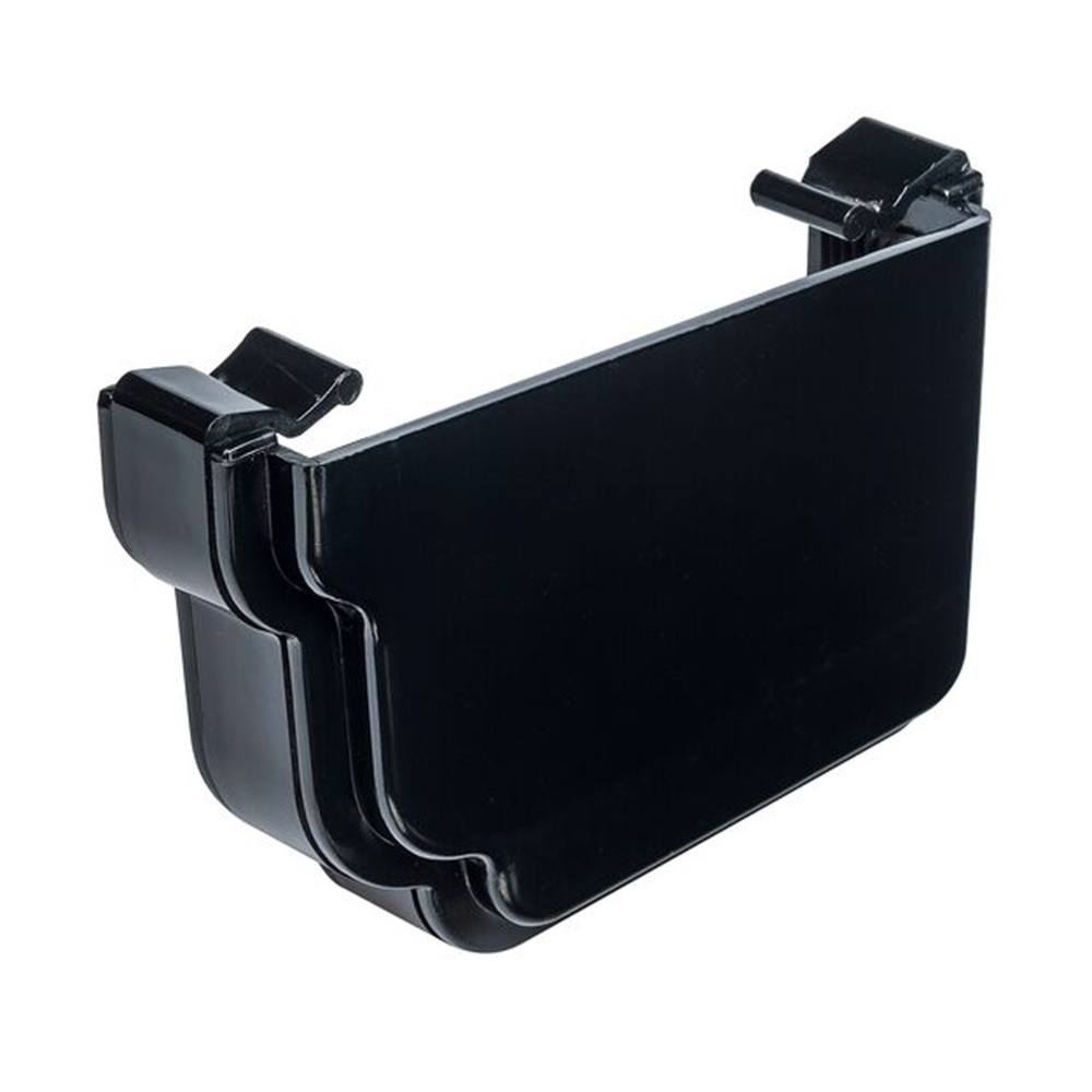 Black 120mm Ogee Right Hand External Stopend 