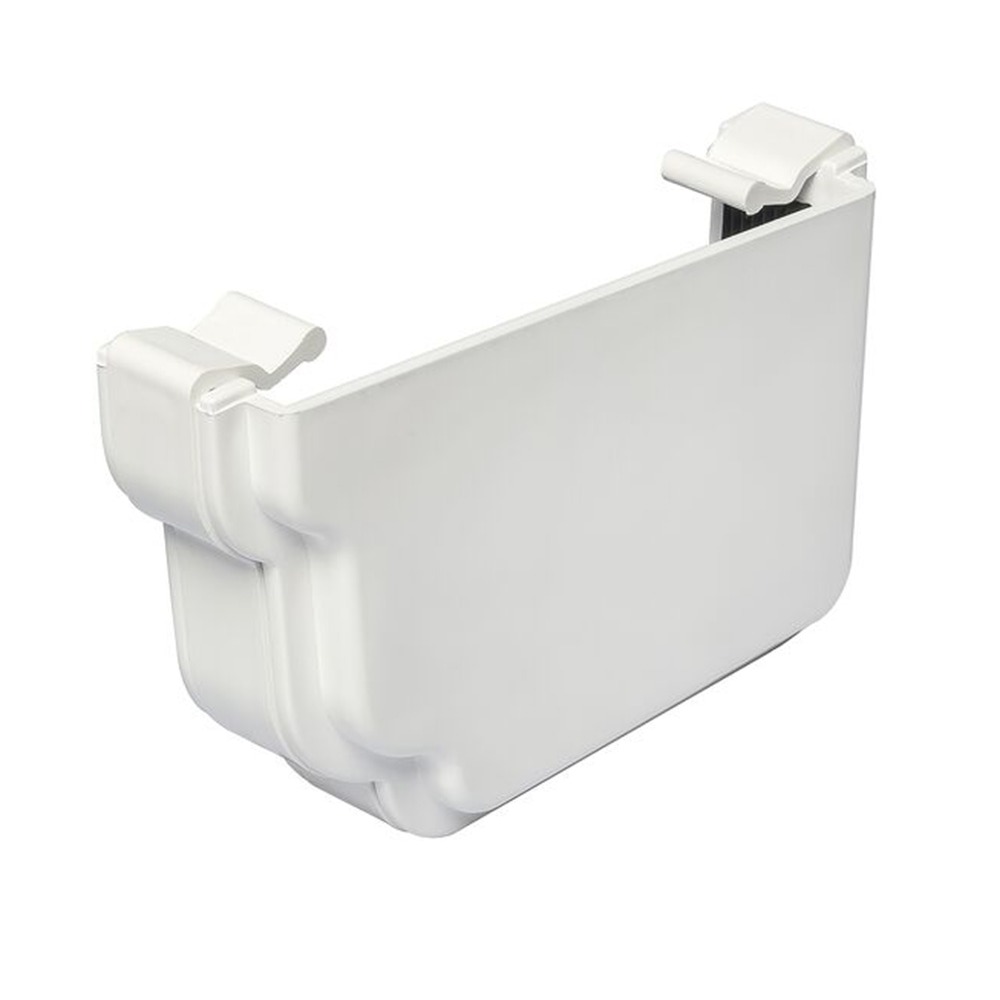 White 120mm Ogee Right Hand External Stopend 