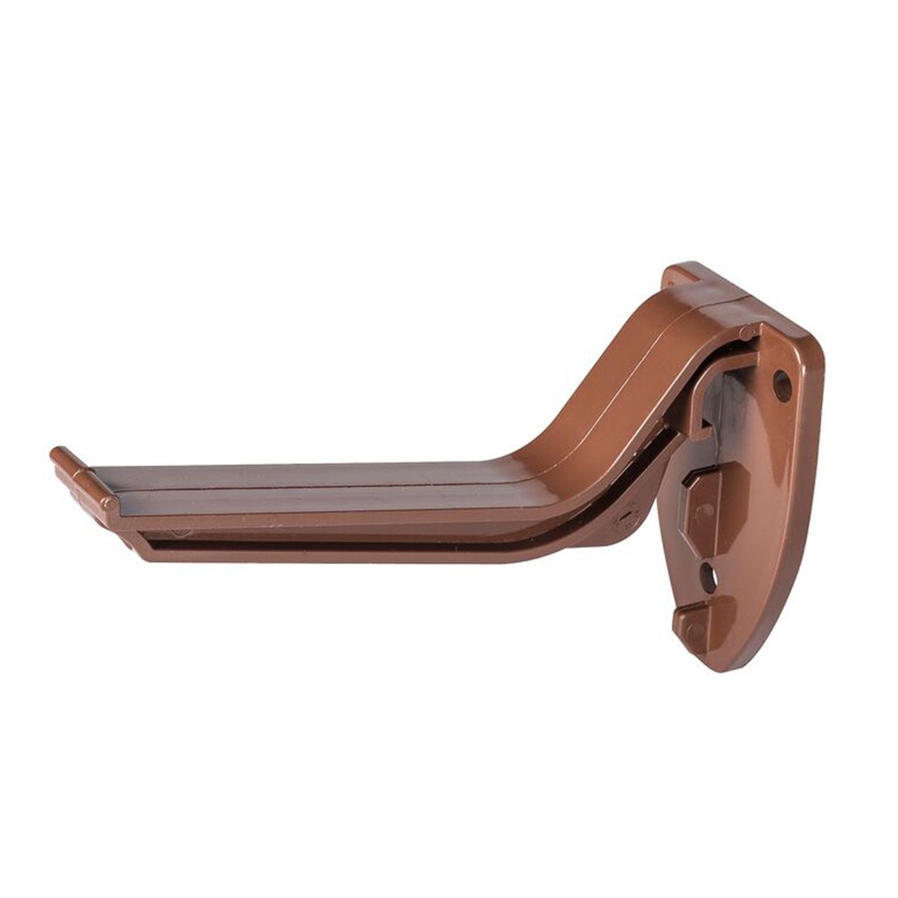 Brown 120mm Ogee Top Hung Gutter Fascia Bracket Brown 120mm Ogee Top Hung Gutter Fascia Bracket