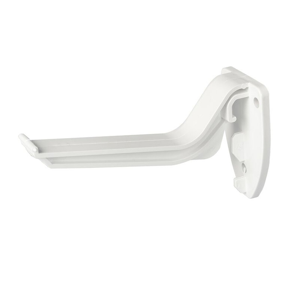 White 120mm Ogee Top Hung Gutter Fascia Bracket
