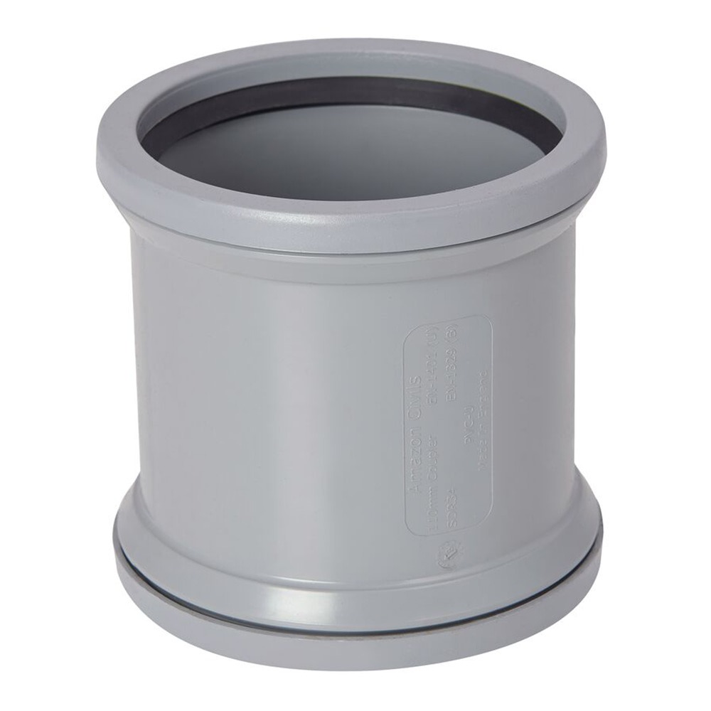 110mm Round Soil Coupler (Grey) 110mm Round Soil Coupler (Grey)