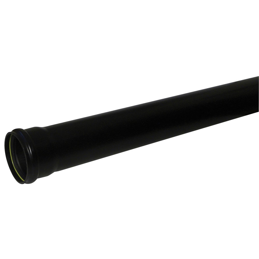 Black 110mm Single Socket Pipe (3m) Black 110mm Single Socket Pipe (3m)