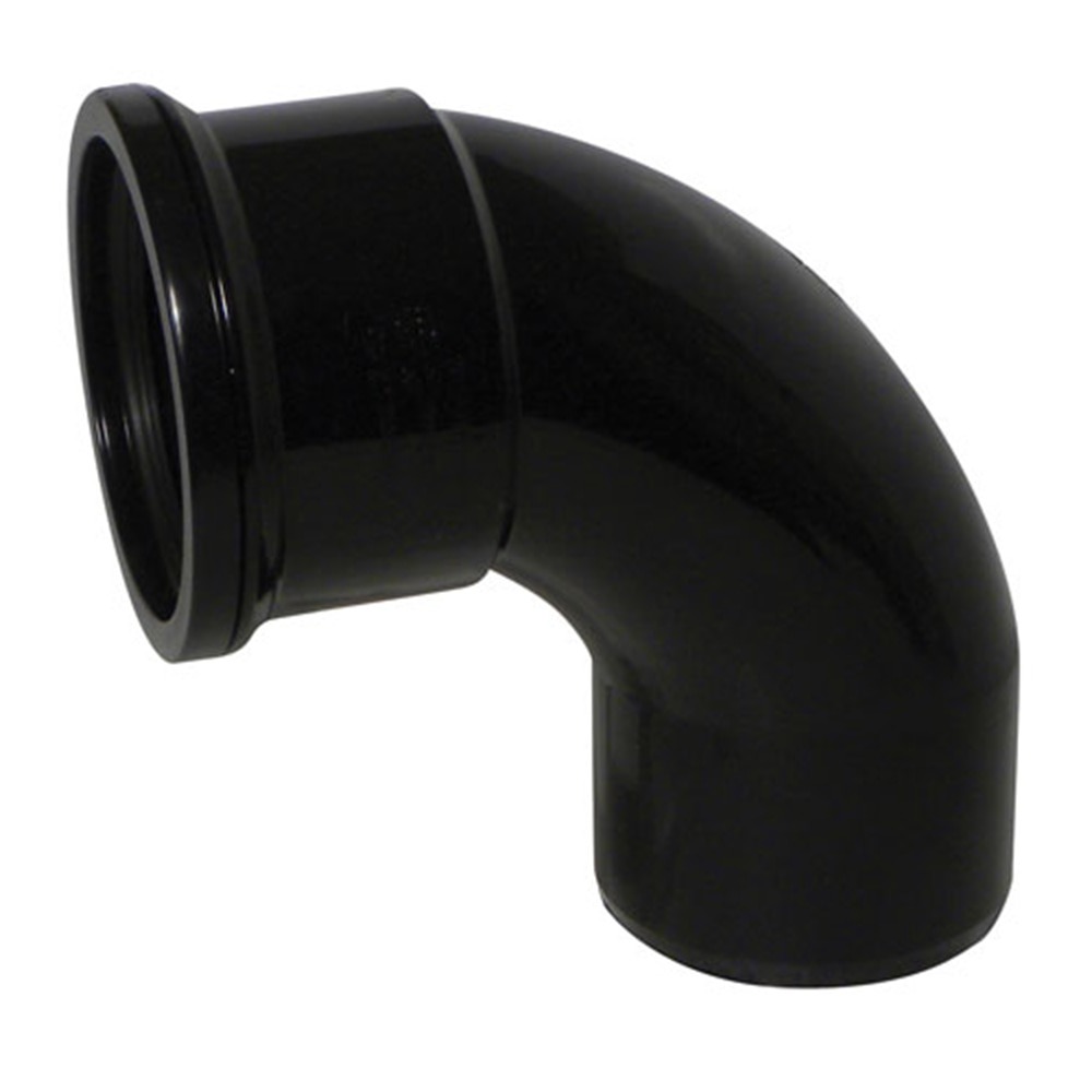 90 Degree Single Socket Bend (Black) 90 Degree Single Socket Bend (Black)
