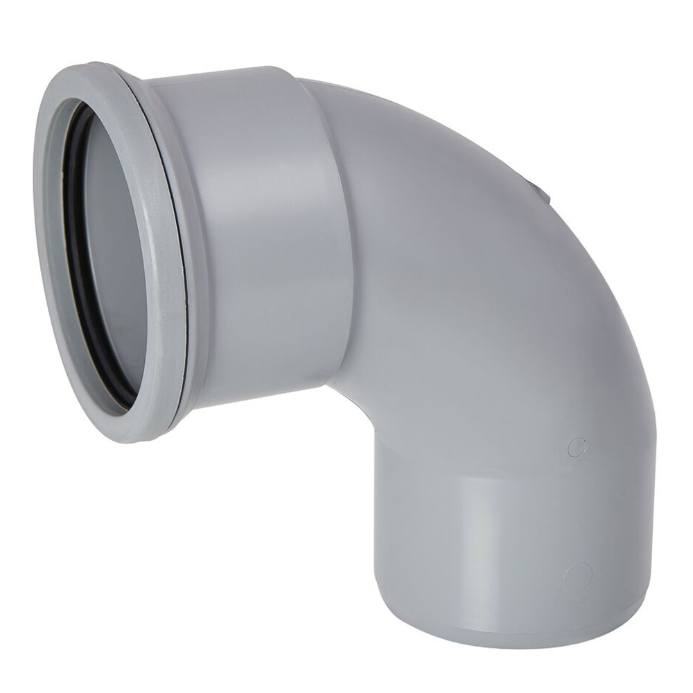90 Degree Bend Grey (Single Socket)