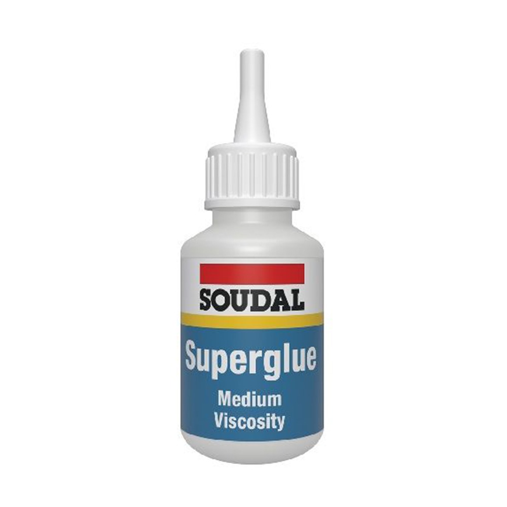 Soudal Medium Viscosity Superglue 20g Soudal Medium Viscosity Superglue 20g