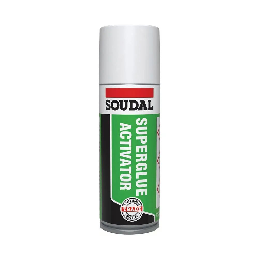 Soudal Superglue Activator - Fast Acting (200ml) Soudal Superglue Activator - Fast Acting (200ml)