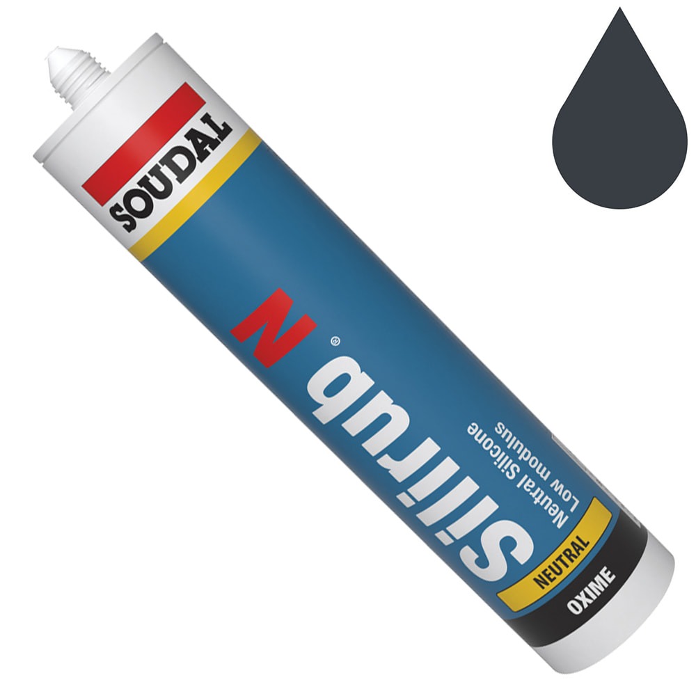 Anthracite Grey Low Modulus Neutral Odourless Silicone (300ml) Anthracite Grey Low Modulus Neutral Odourless Silicone (300ml)