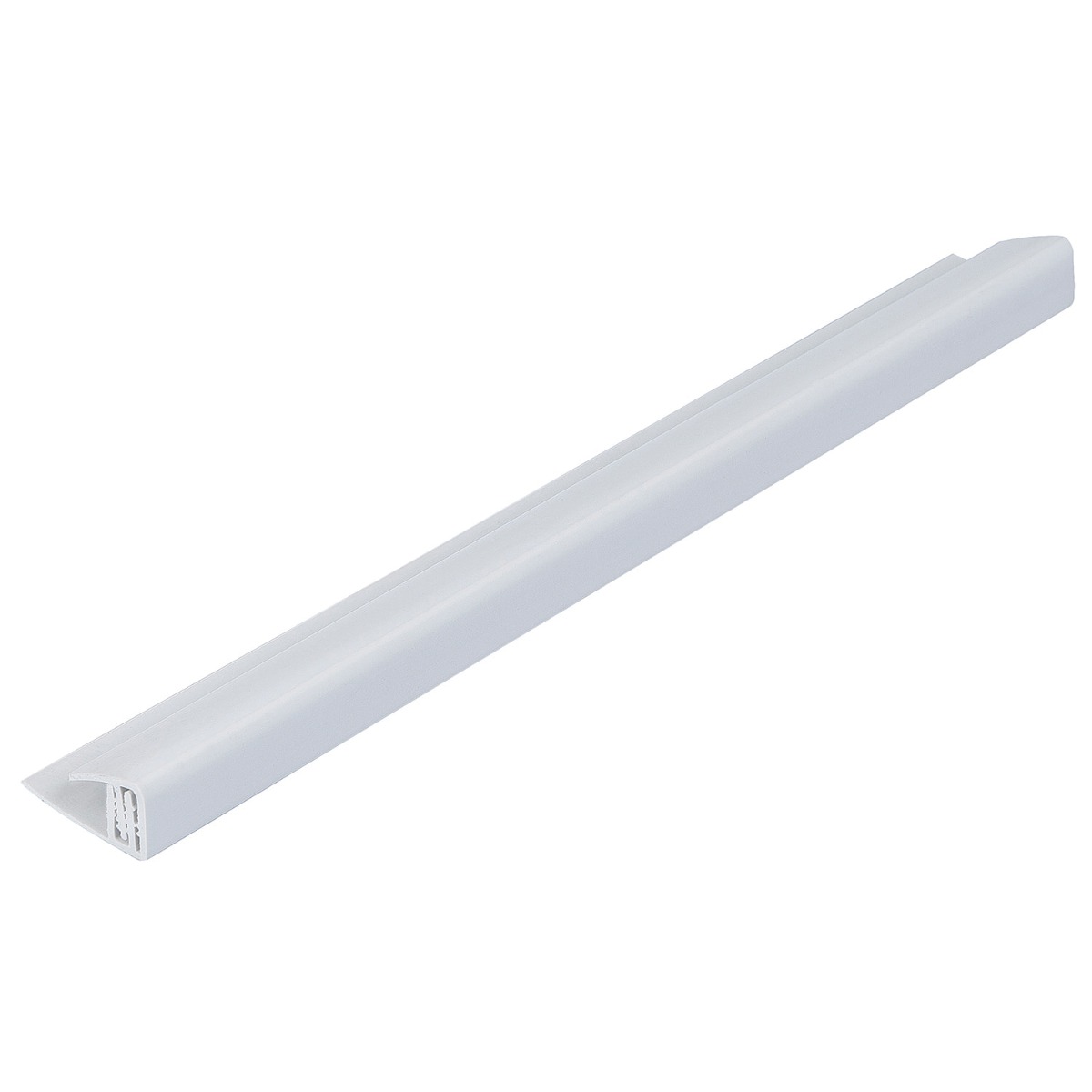 Grey 5mm - 8mm Bathroom Panel 2 Part End Cap (2.6m)
