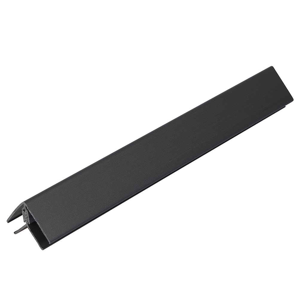Carbon 5mm - 8mm Bathroom Panel 2 Part Universal Corner (2.6m)