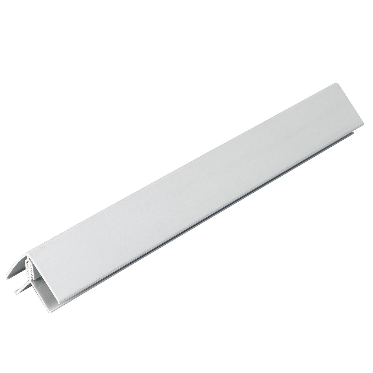 Grey 5mm - 8mm Bathroom Panel 2 Part Universal Corner (2.6m) Grey 5mm - 8mm Bathroom Panel 2 Part Universal Corner (2.6m)