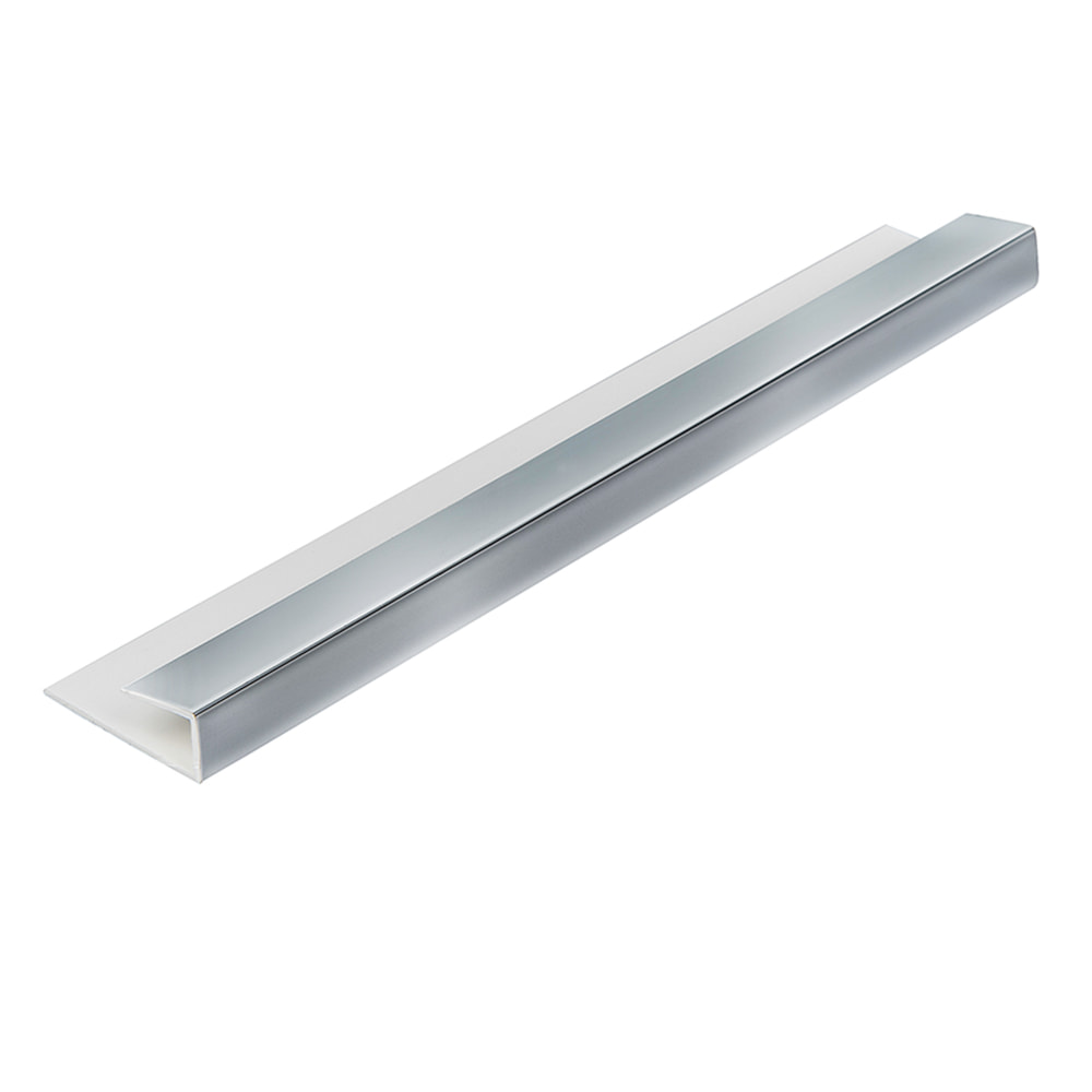 Chrome 5mm Wall Panel End Cap (2.6m)