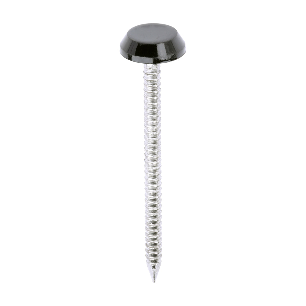 Black 50mm Polymer Headed Nails (100 | TIMCO) Black 50mm Polymer Headed Nails (100 | TIMCO)