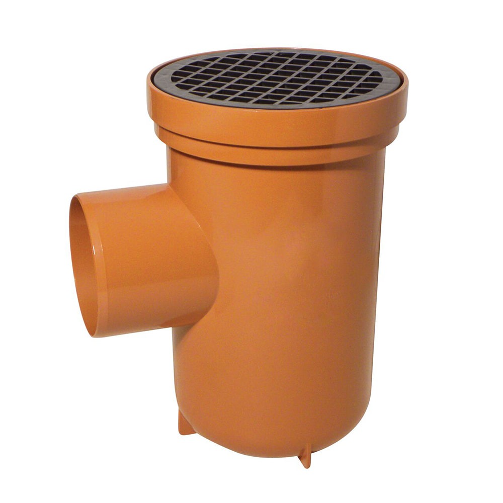 Terracotta 110mm Underground Circular Bottle Gully Trap Terracotta 110mm Underground Circular Bottle Gully Trap