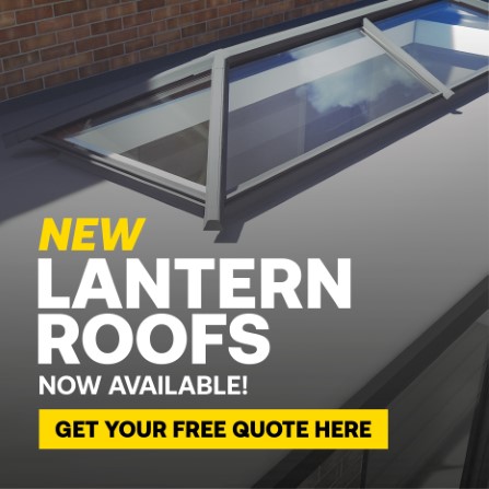 Simple, stylish aluminium and PVCu roof lanterns