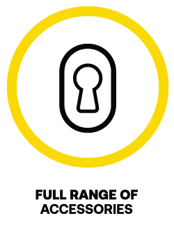 Full range of accessories