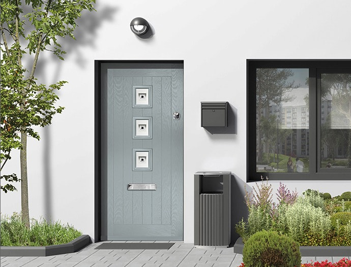 Our Haydock composite door installed in a contemporary property