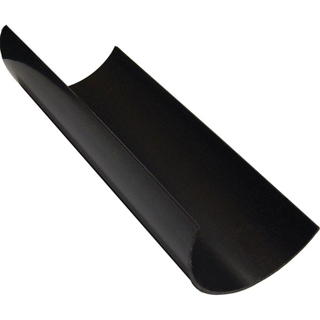 Black 112mm Half Round Guttering