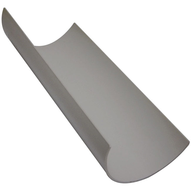 Grey 112mm Half Round Guttering